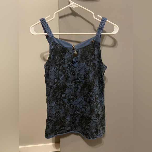 Element Brand tank top with peacock feathers - Picture 2 of 2